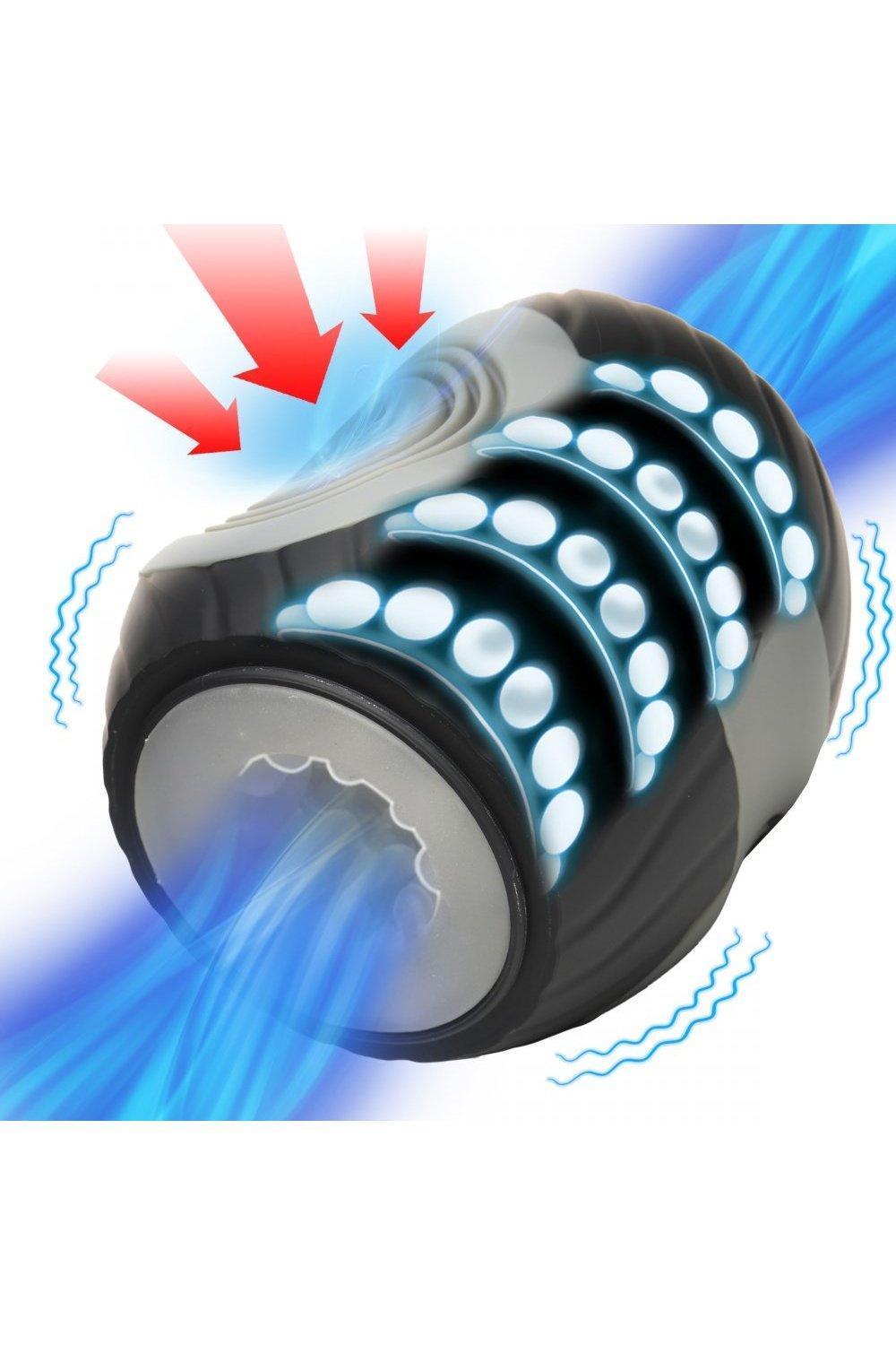 10X Vibrating & Squeezing Masturbator - Sex On the Go
