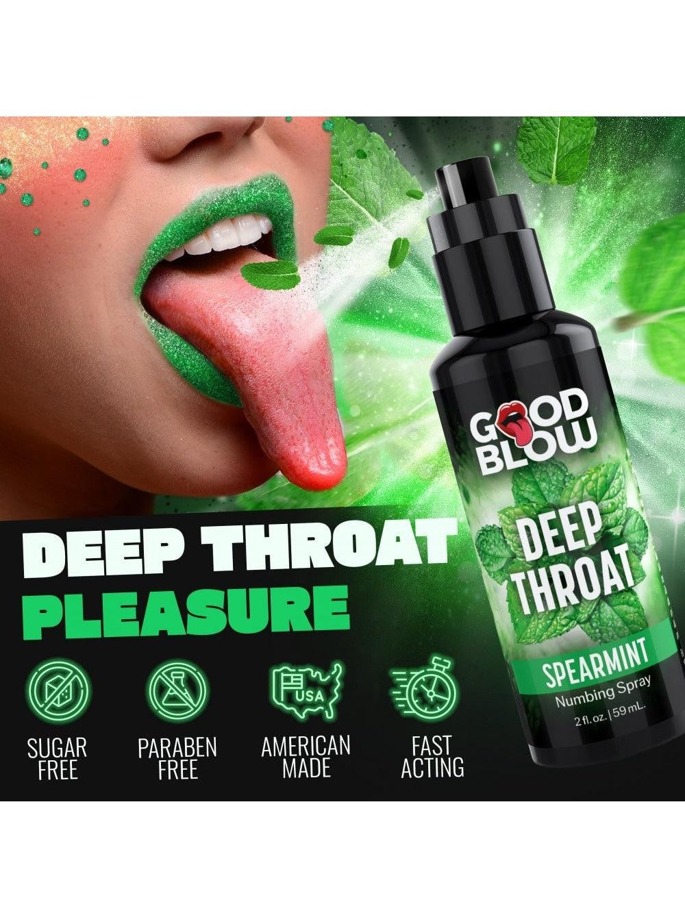 Deep Throat Mint Numbing Spray - Sex On the Go