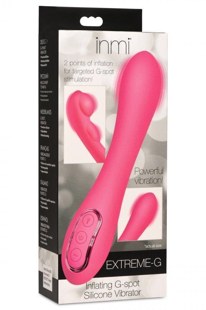 Extreme-G Inflating G-spot Silicone Vibrator - Sex On the Go