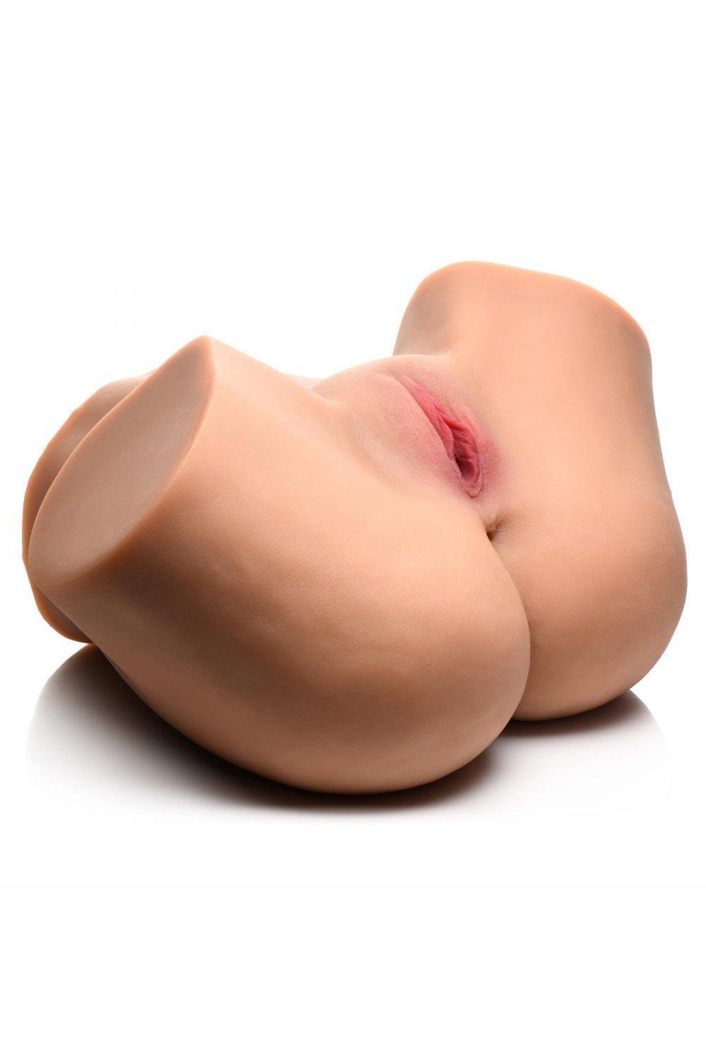 Squeezing and Vibrating Pussy and Ass Masturbator - Sex On the Go