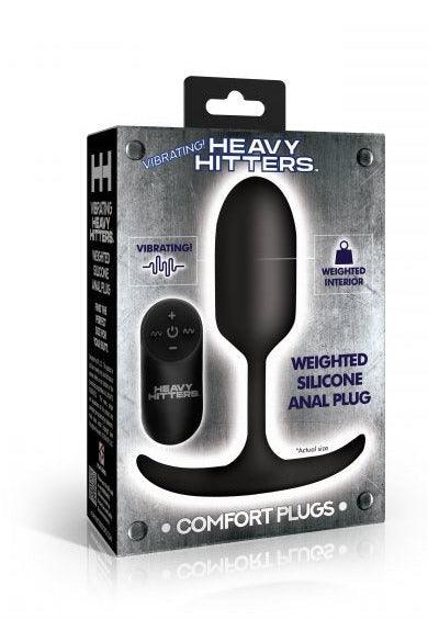 Vibrating Weighted Silicone Anal Plug - Sex On the Go