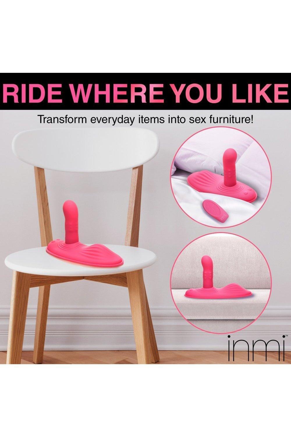 Spin n' Grind Rotating and Vibrating Silicone Sex Grinder - Sex On the Go