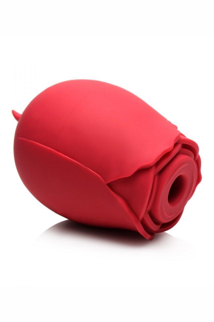 The Double Tease Rose 10X Sucking and Licking Silicone Stimulator - Sex On the Go