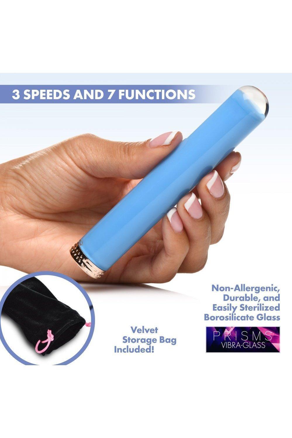 Vibra-Glass 10X Mini Vibe Lilac - Sex On the Go