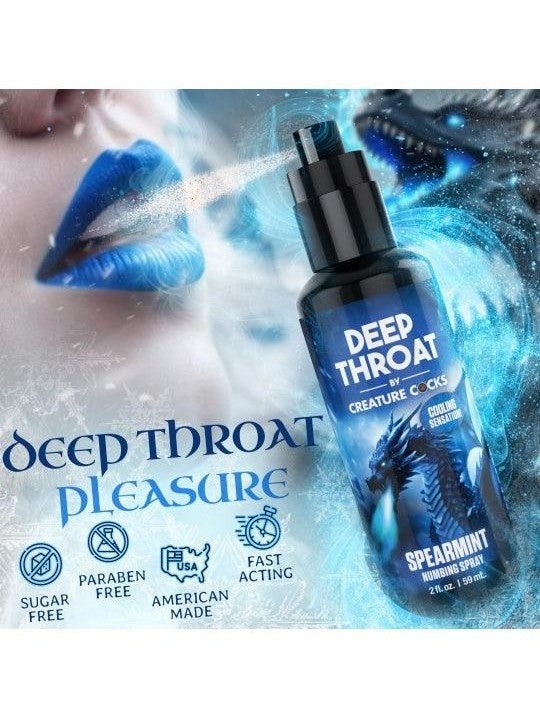 Deep Throat Spearmint Numbing Spray - Sex On the Go