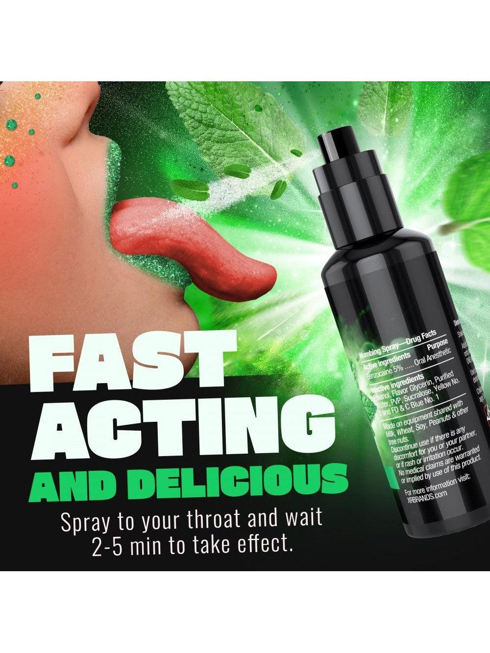 Deep Throat Mint Numbing Spray - Sex On the Go
