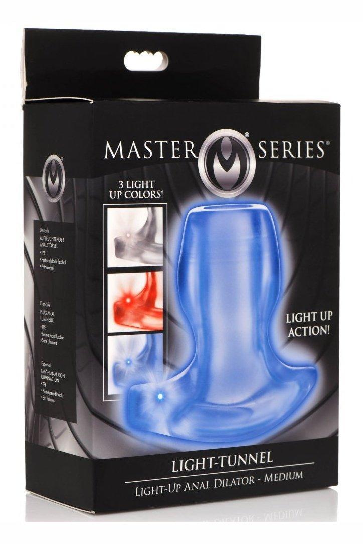 Light-Tunnel Light-Up Anal Dilator - Medium and Large - Sex On the Go