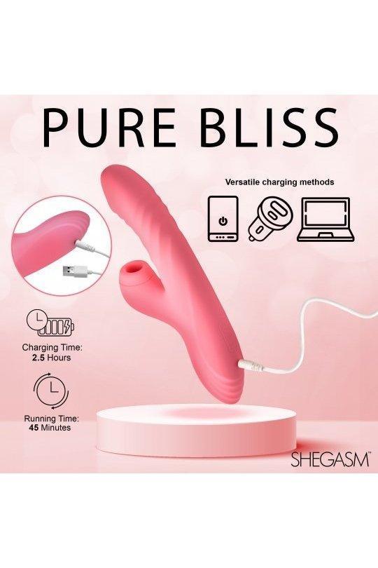 Candy-Thrust Silicone Thrusting and Sucking Rabbit Vibrator - Sex On the Go