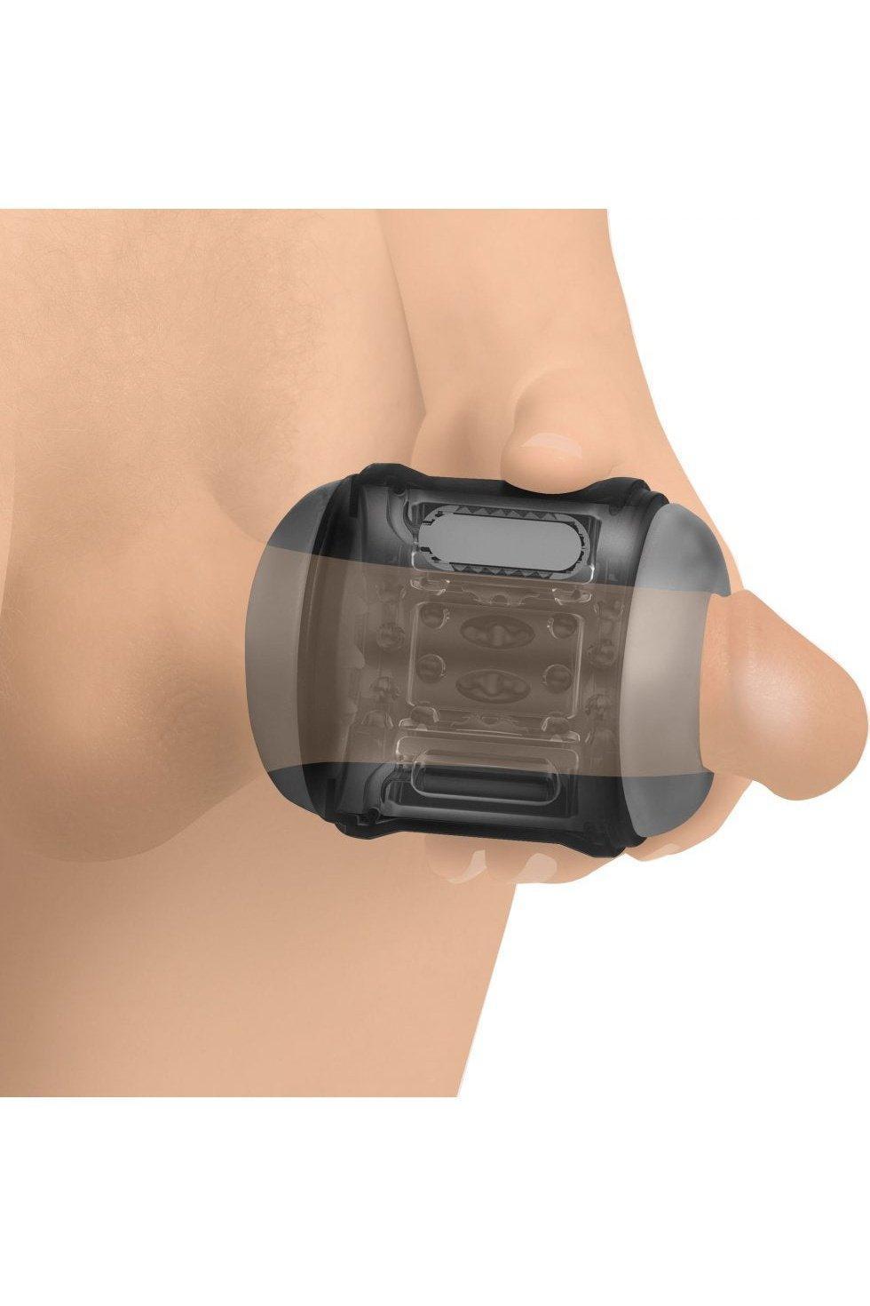 10X Cyber Stroke Vibrating Masturbator - Sex On the Go