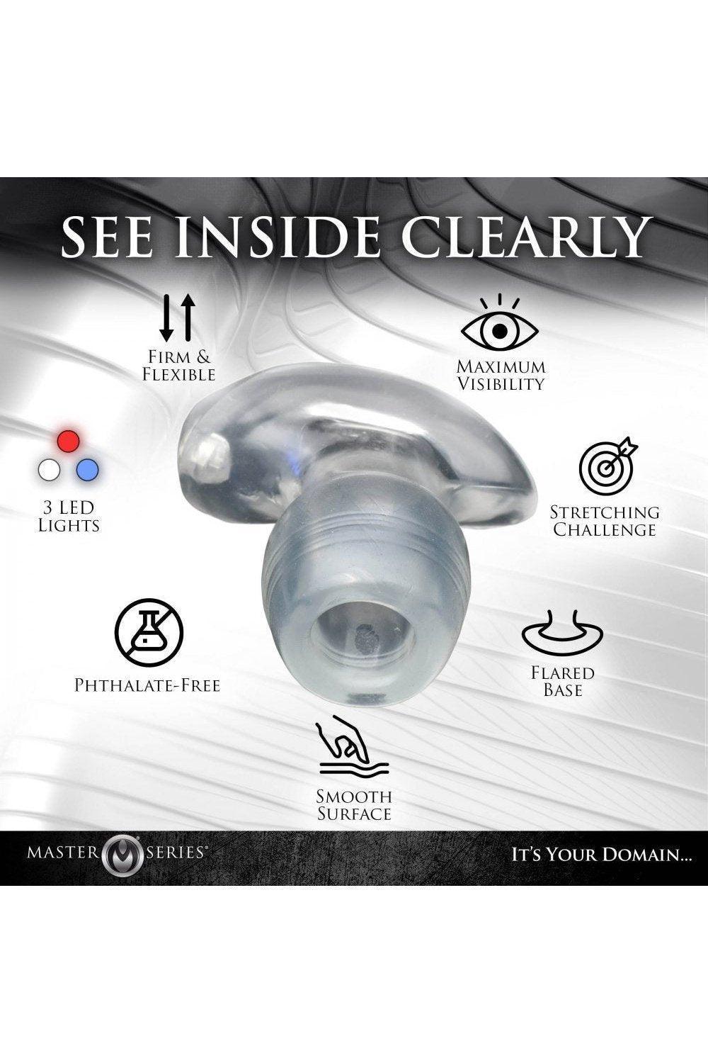 Light-Tunnel Light-Up Anal Dilator - Medium and Large - Sex On the Go