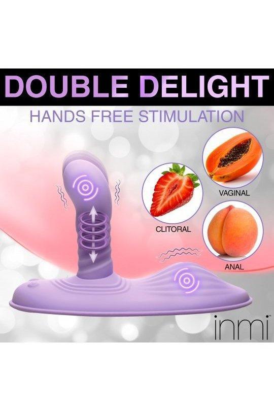 Thrust n' Grind Thrusting and Vibrating Silicone Sex Grinder - Sex On the Go