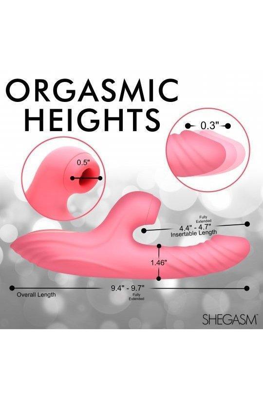 Candy-Thrust Silicone Thrusting and Sucking Rabbit Vibrator - Sex On the Go