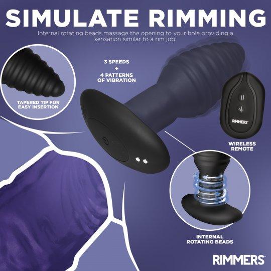 Model-E Vibrating Rimming Plug with Remote - Sex On the Go