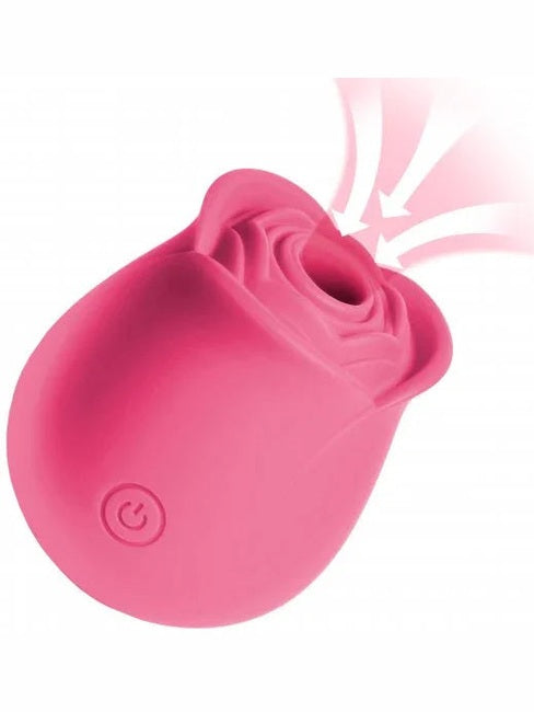 The Perfect Rose Clitoral Stimulator - Red or Pink - Sex On the Go