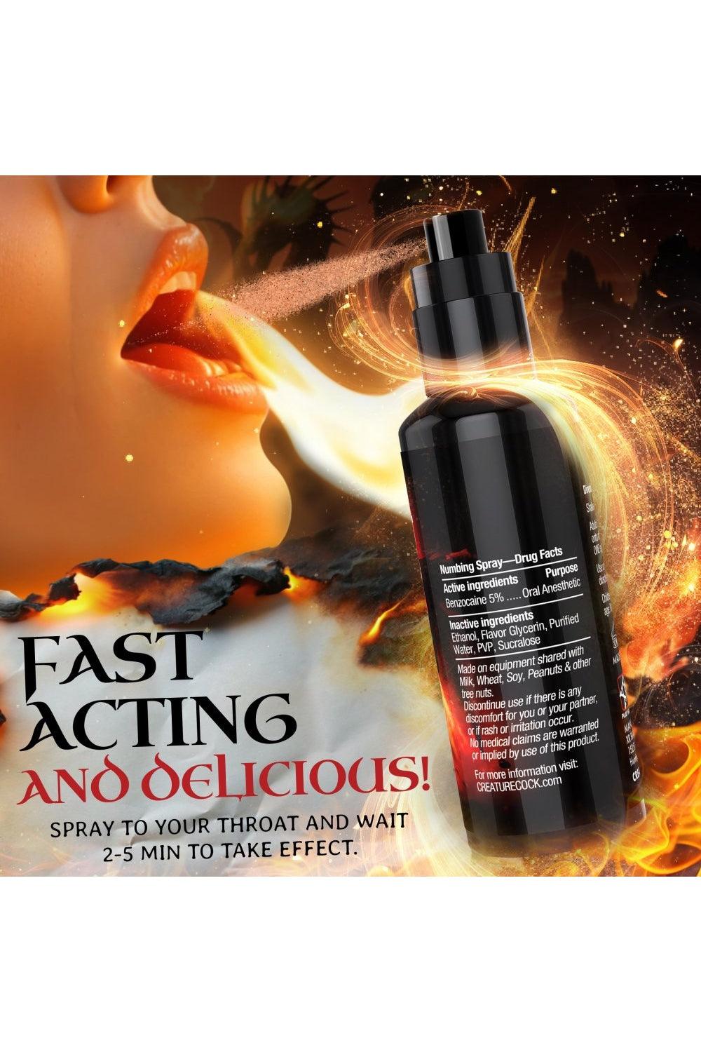 Deep Throat Cinnamon Numbing Spray - Sex On the Go