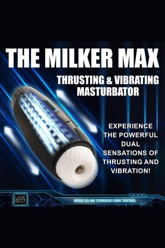 The Milker Max Thrusting and Vibrating Masturbator - Sex On the Go
