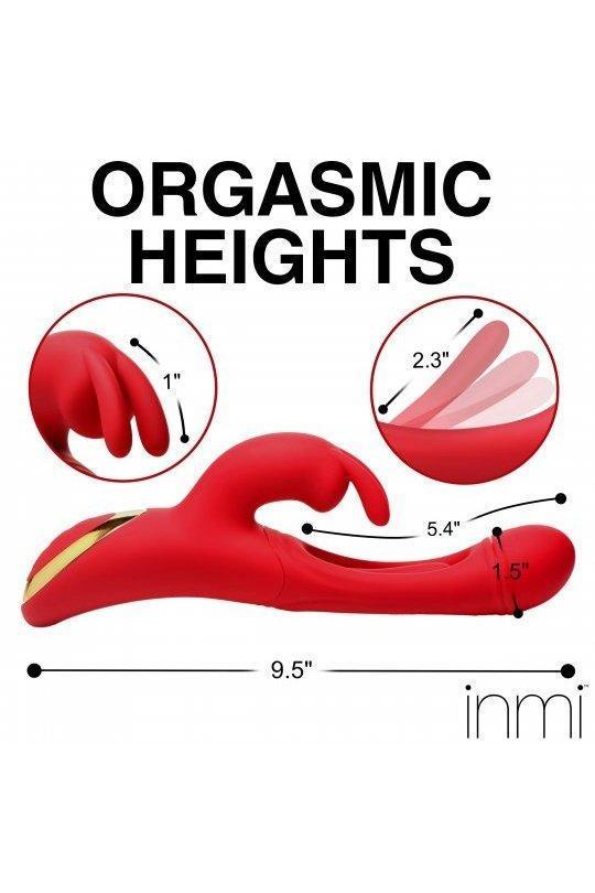 Flicking Silicone Rabbit Vibrator - Sex On the Go