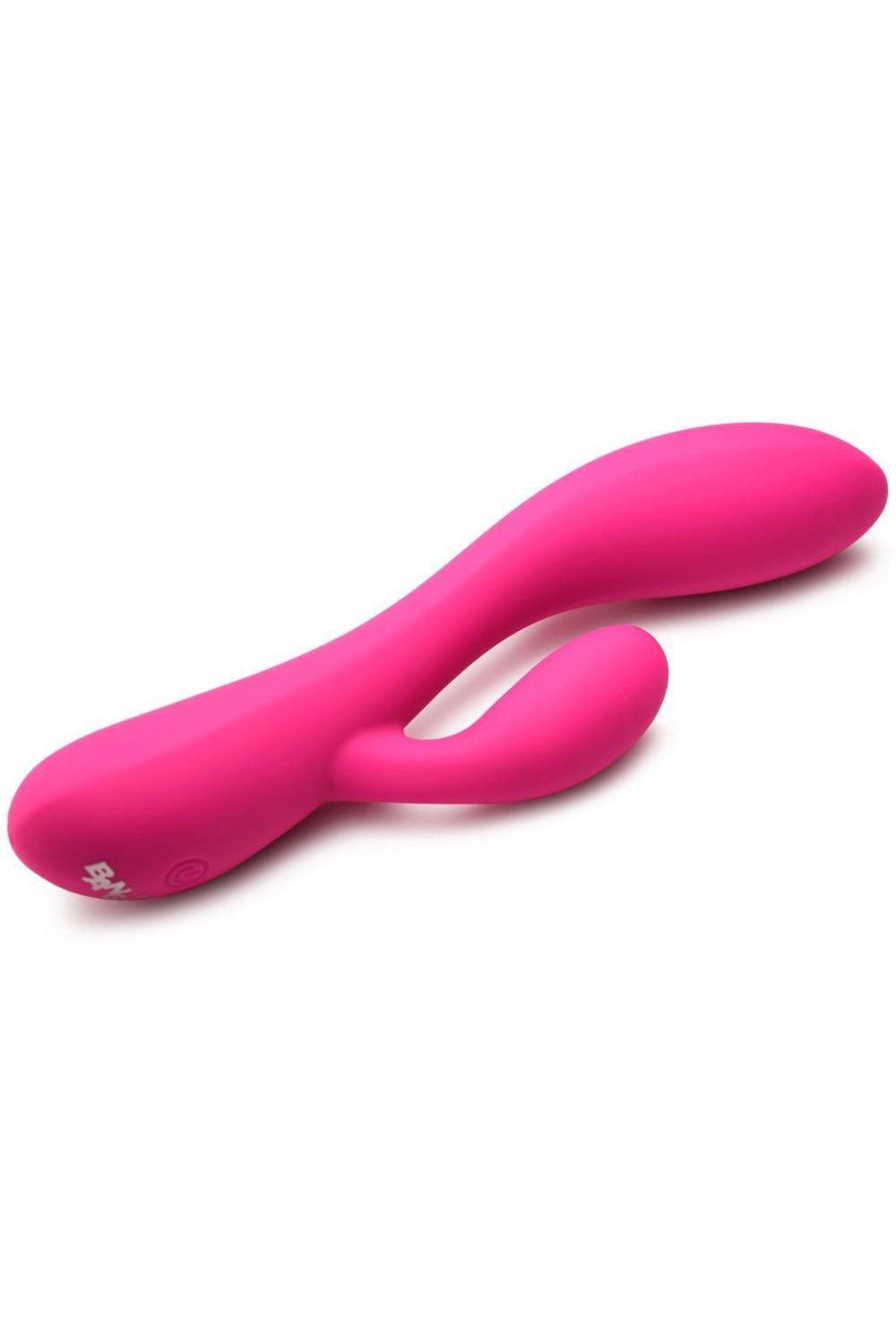 10X Flexible Silicone Rabbit Vibrator - Purple or Pink - Sex On the Go