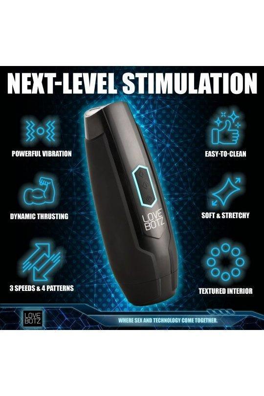 The Milker Max Thrusting and Vibrating Masturbator - Sex On the Go