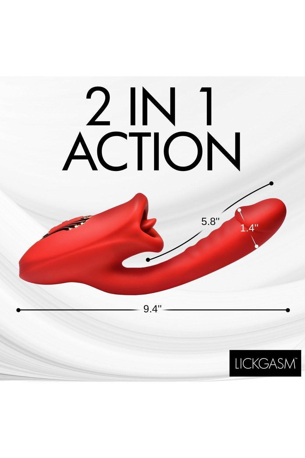 Deep Kiss Silicone Licking Rabbit Vibrator - Sex On the Go