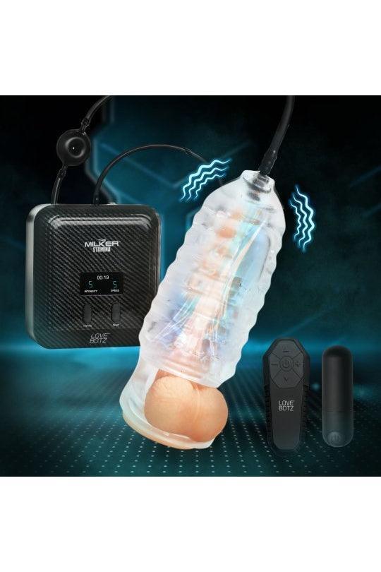 Male stroker toy with realistic texture for solo pleasure