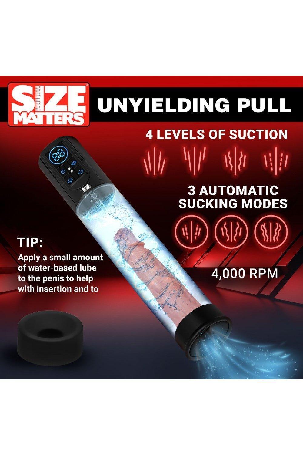 Sucking Penis Pump with Digital Display - Sex On the Go