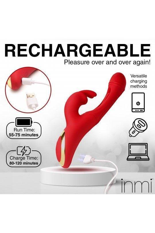 Flicking Silicone Rabbit Vibrator - Sex On the Go