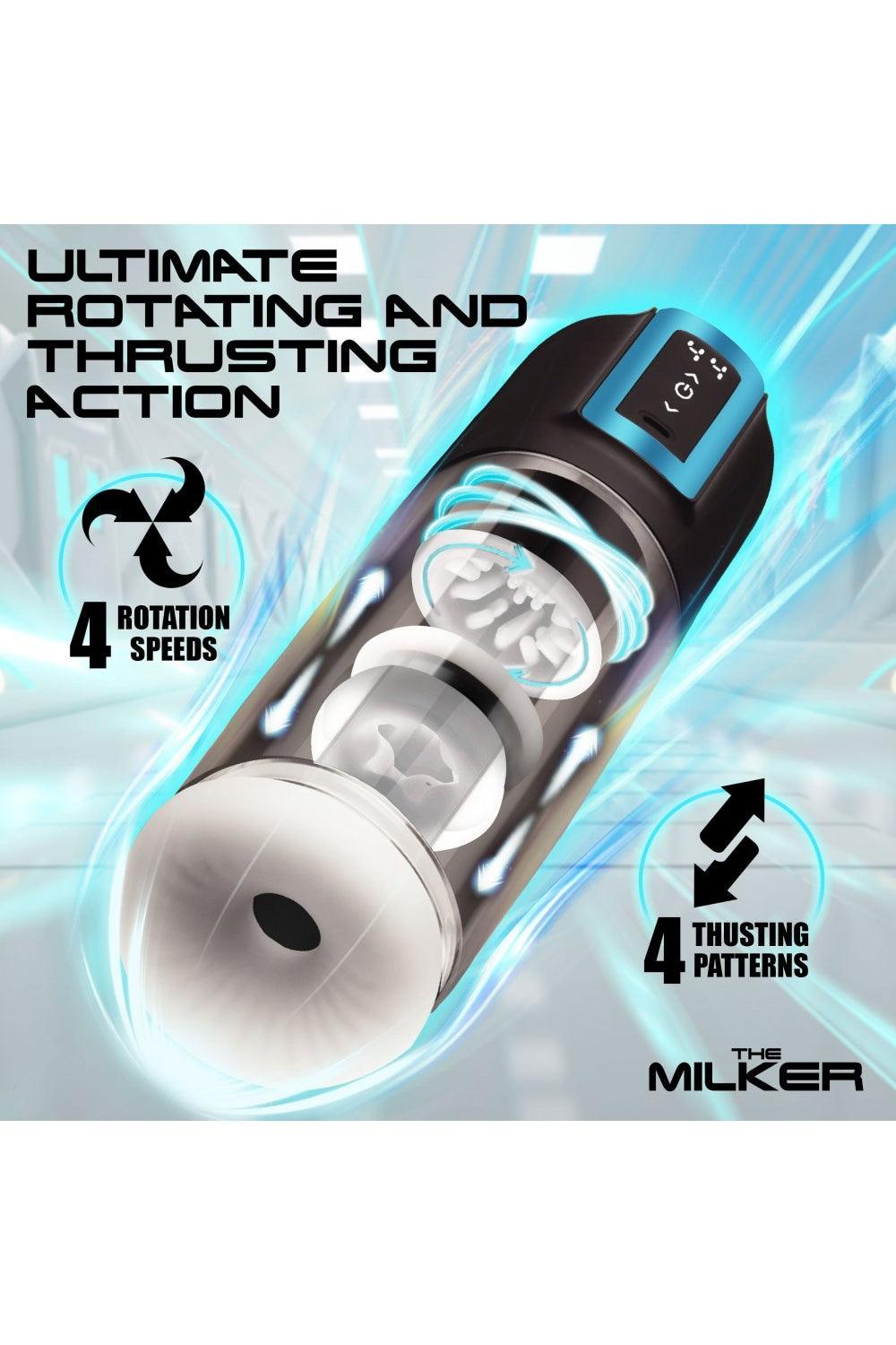 The Milker Roto-Stroke Thrusting and Rotating Masturbator - Sex On the Go
