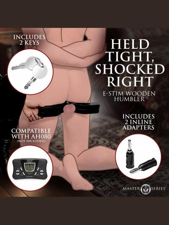 Exposed E-Stim Wooden Humbler - Sex On the Go
