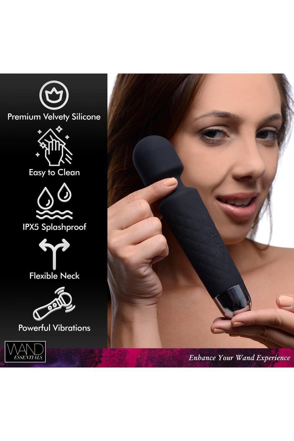 18X Luxury Silicone Travel Wand - Sex On the Go