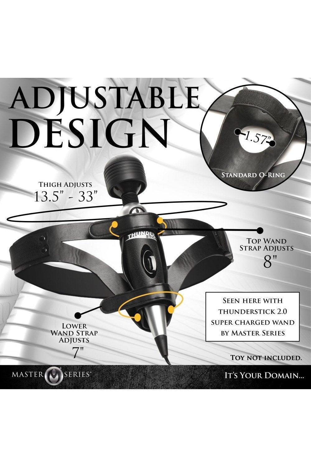 Thunder Strap Wand Thigh Harness - Sex On the Go