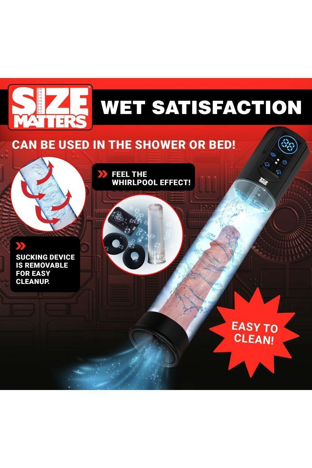 Sucking Penis Pump with Digital Display - Sex On the Go