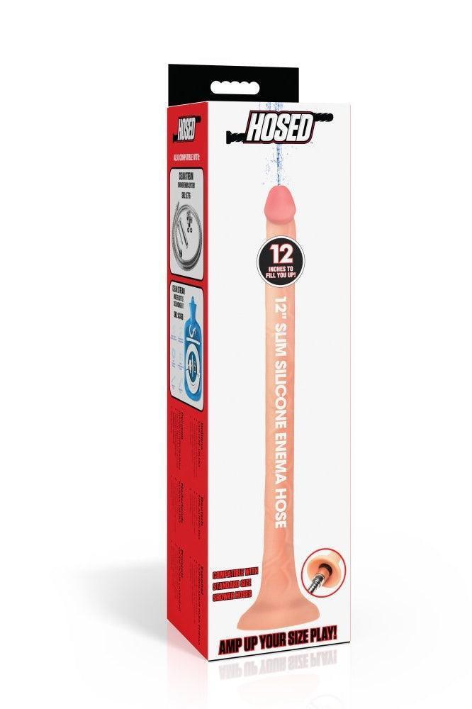 12" Slim Silicone Enema Hose - Sex On the Go