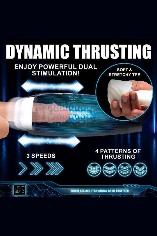 The Milker Max Thrusting and Vibrating Masturbator - Sex On the Go
