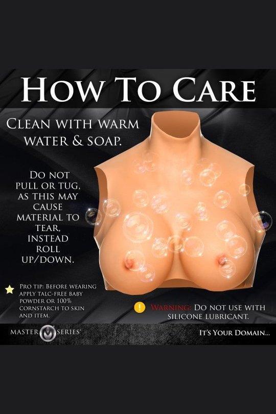 Perky Pair G-Cup Wearable Silicone Breasts - Sex On the Go