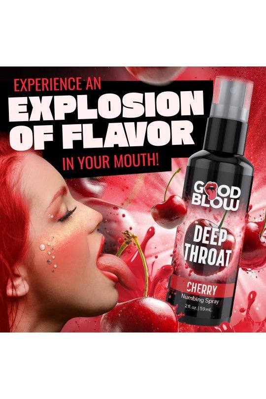 Deep Throat Cherry Numbing Spray - Sex On the Go
