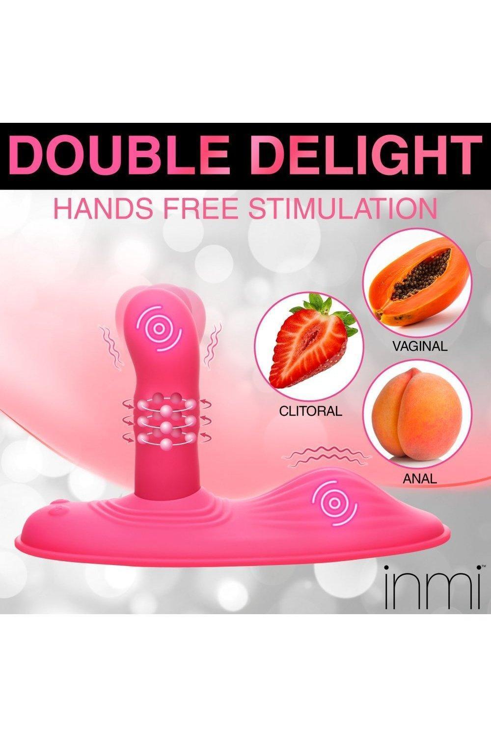 Spin n' Grind Rotating and Vibrating Silicone Sex Grinder - Sex On the Go