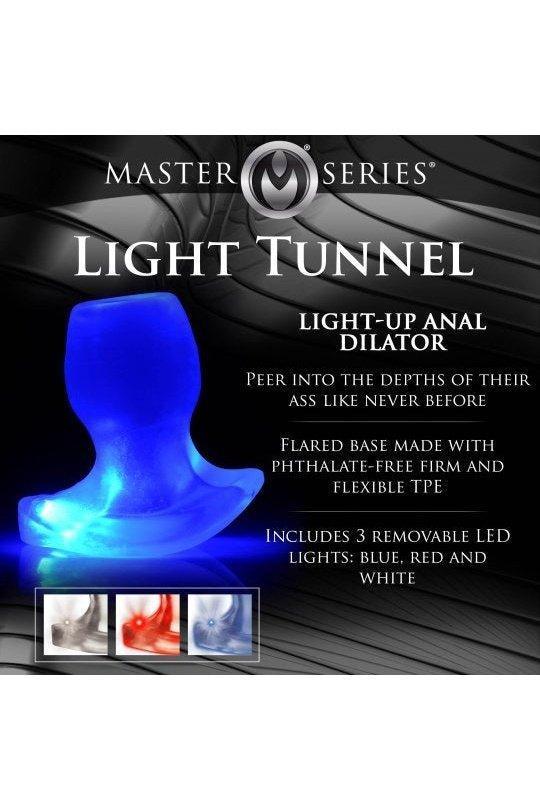 Light-Tunnel Light-Up Anal Dilator - Medium and Large - Sex On the Go