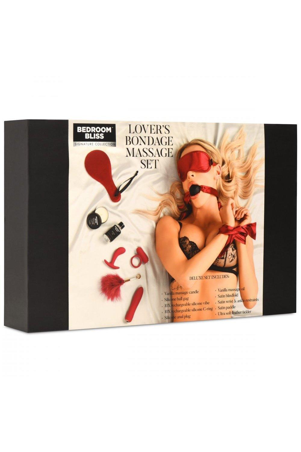 Lover's Deluxe Bondage Massage Set - Sex On the Go