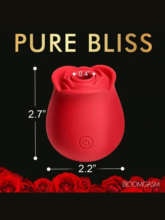 The Perfect Rose Clitoral Stimulator - Red or Pink - Sex On the Go