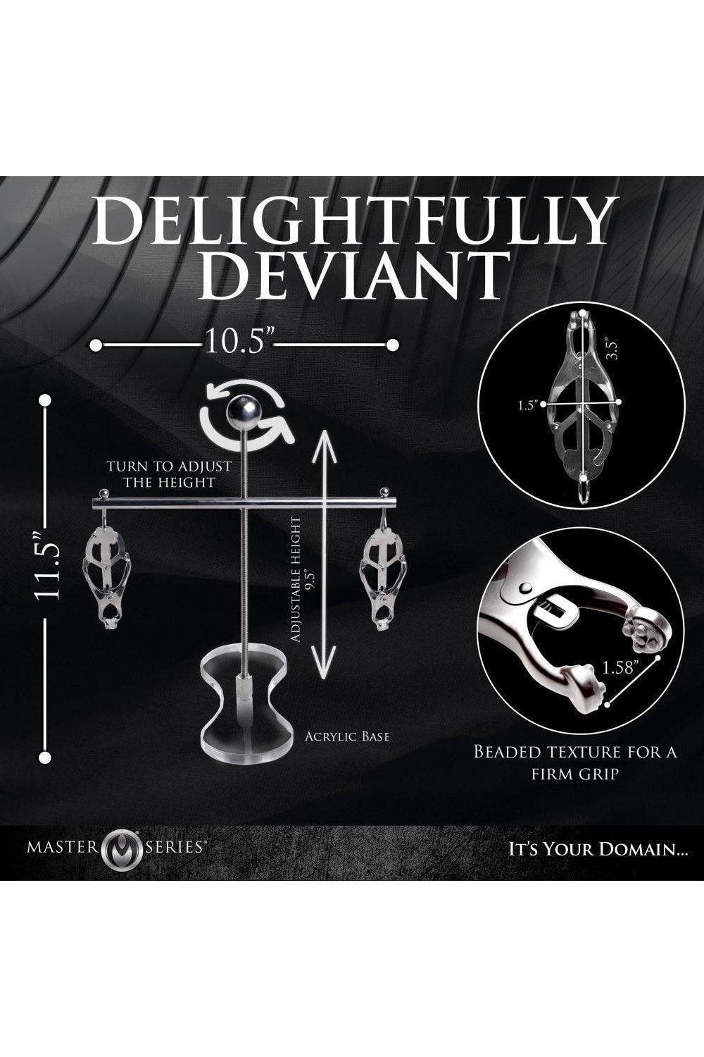 Tower of Pain Nipple Clamps - Sex On the Go