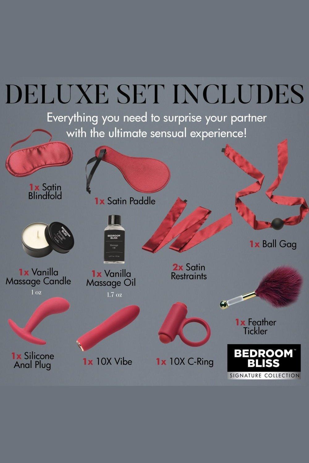Lover's Deluxe Bondage Massage Set - Sex On the Go