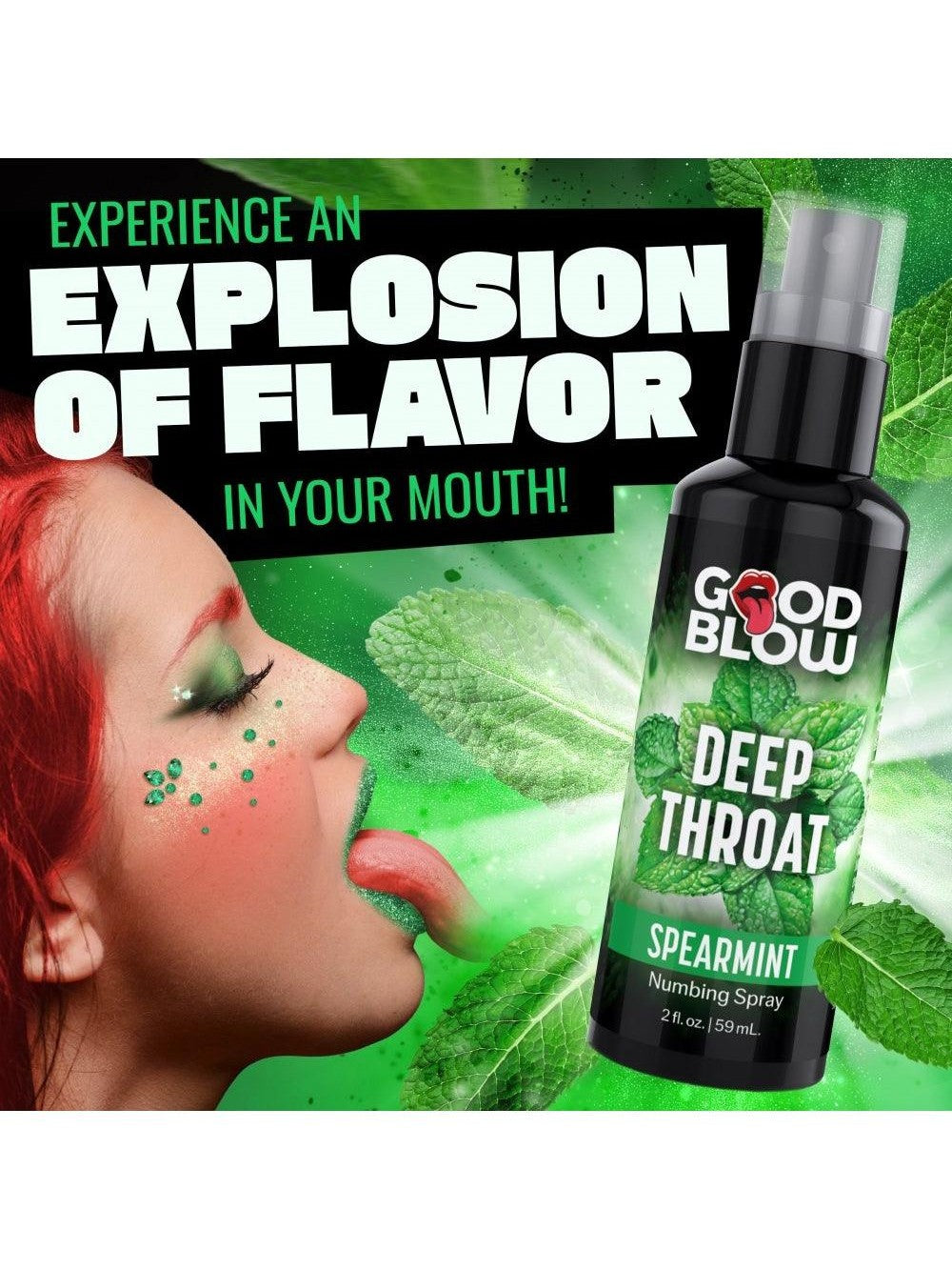 Deep Throat Mint Numbing Spray - Sex On the Go