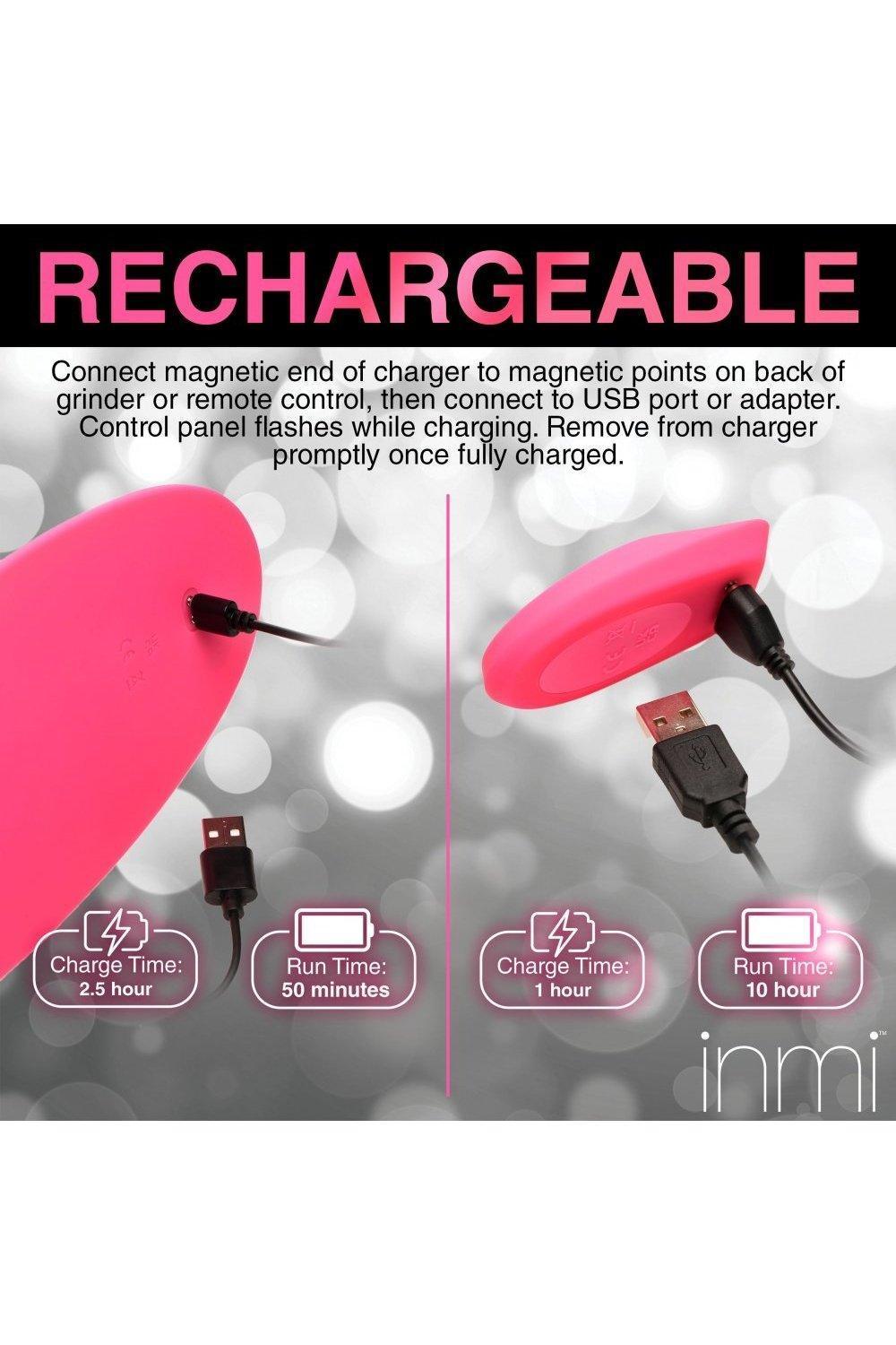 Spin n' Grind Rotating and Vibrating Silicone Sex Grinder - Sex On the Go