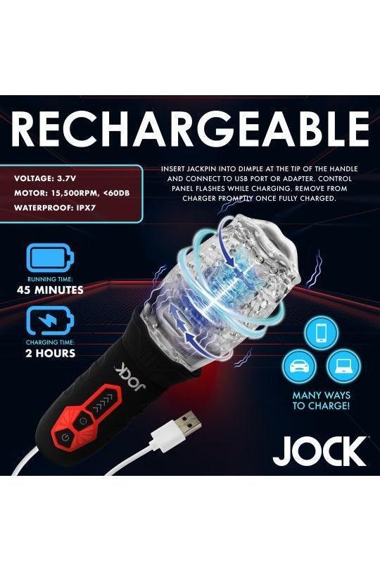 Spinning and Vibrating Masturbator - Sex On the Go