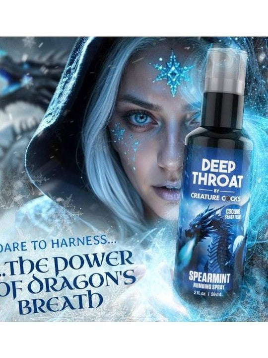 Deep Throat Spearmint Numbing Spray - Sex On the Go