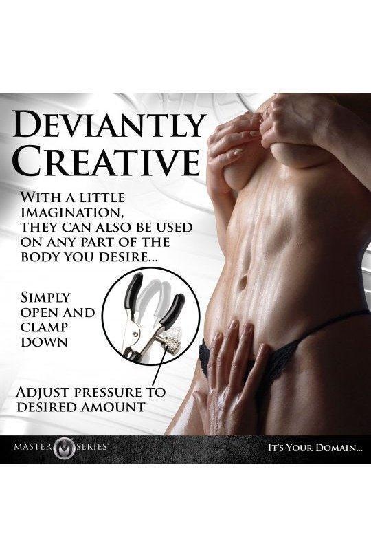 Daggers Double Chain Nipple Clamps - Sex On the Go