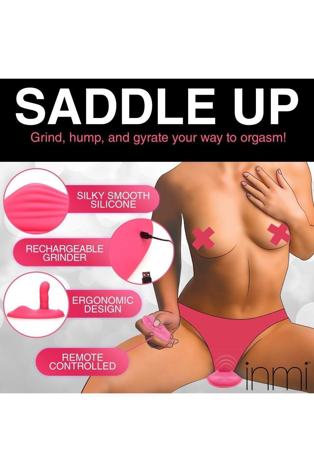 Spin n' Grind Rotating and Vibrating Silicone Sex Grinder - Sex On the Go