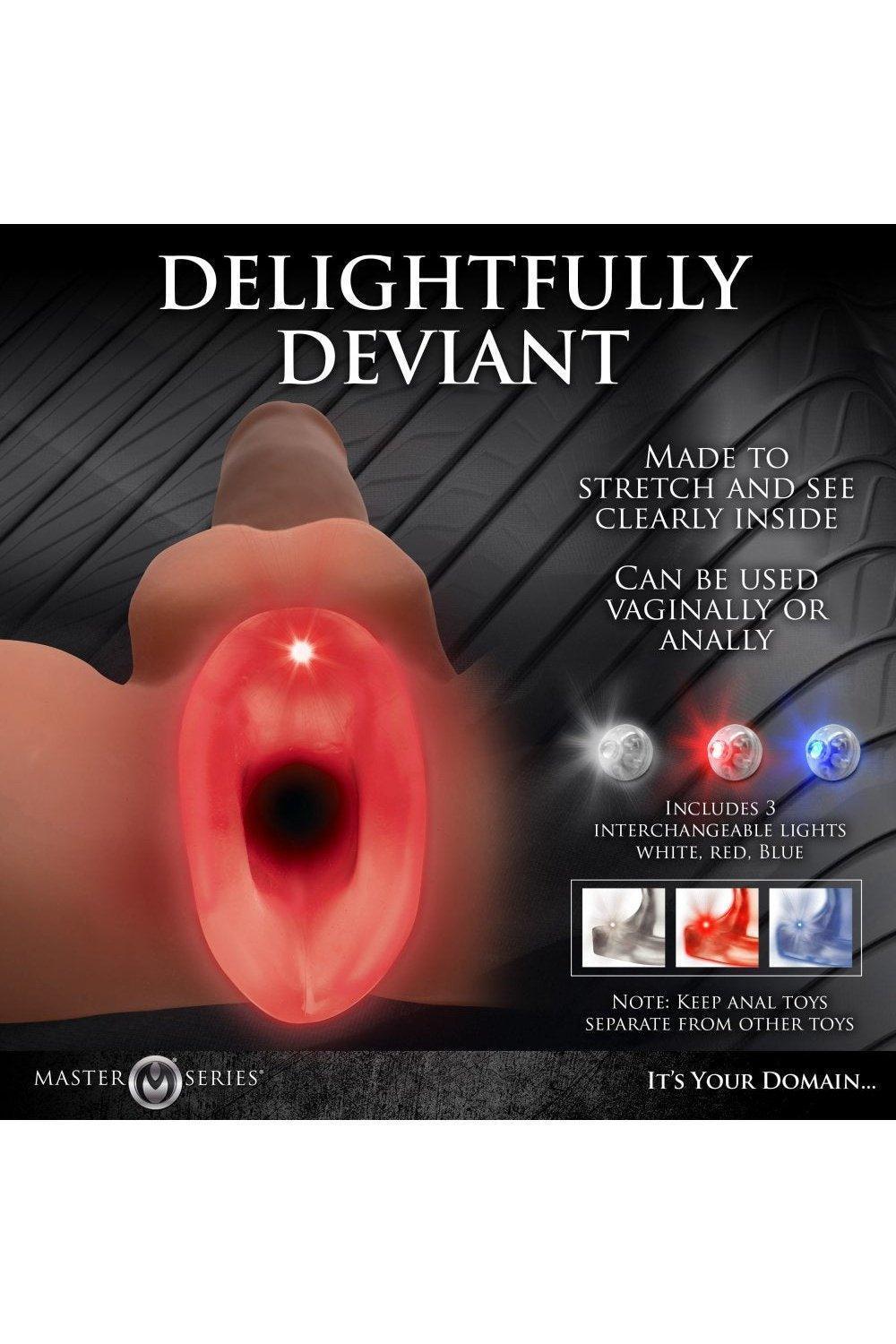Light-Tunnel Light-Up Anal Dilator - Medium and Large - Sex On the Go