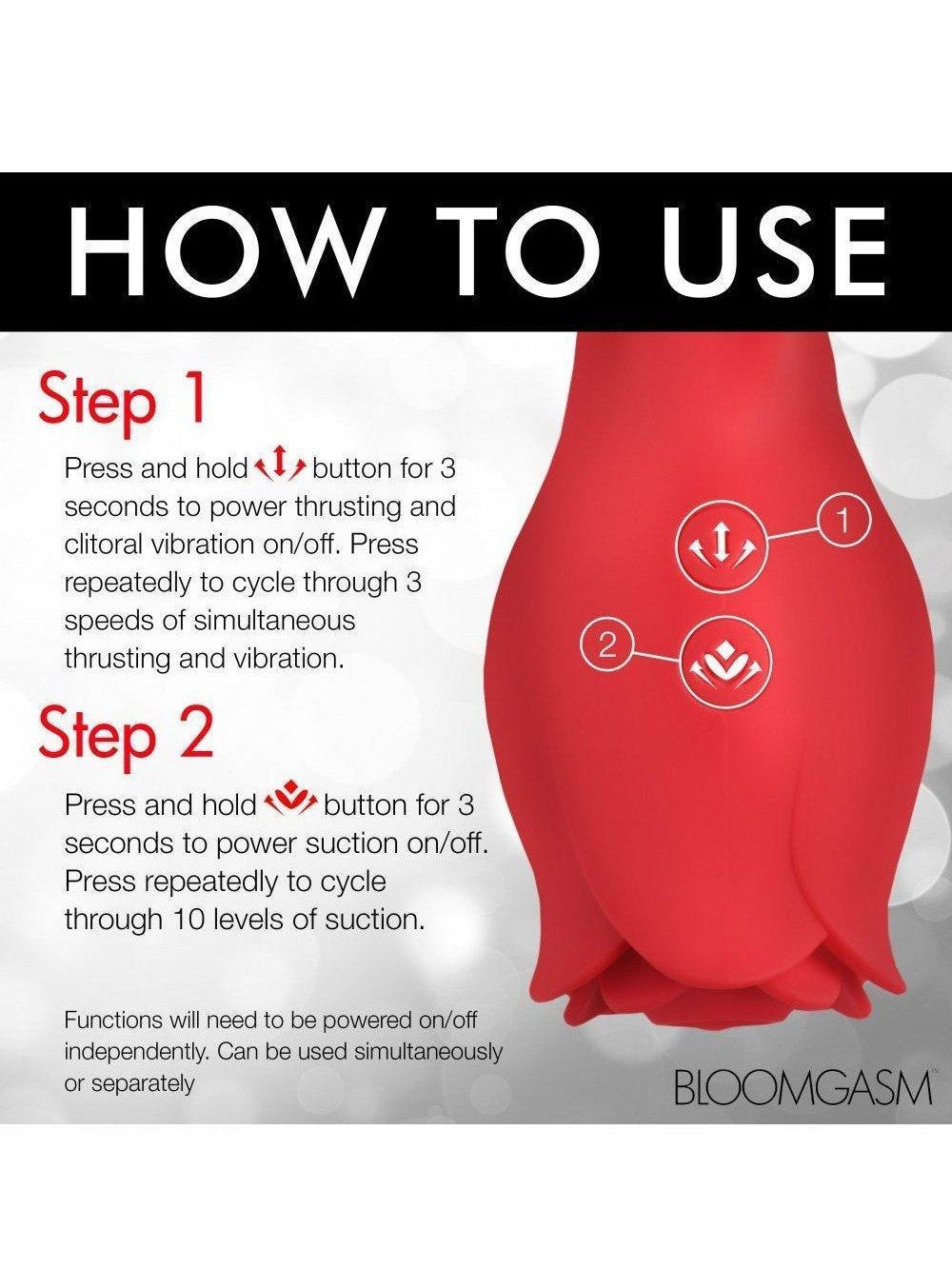 Blooming Bunny Sucking and Thrusting Silicone Rabbit Vibrator - Sex On the Go